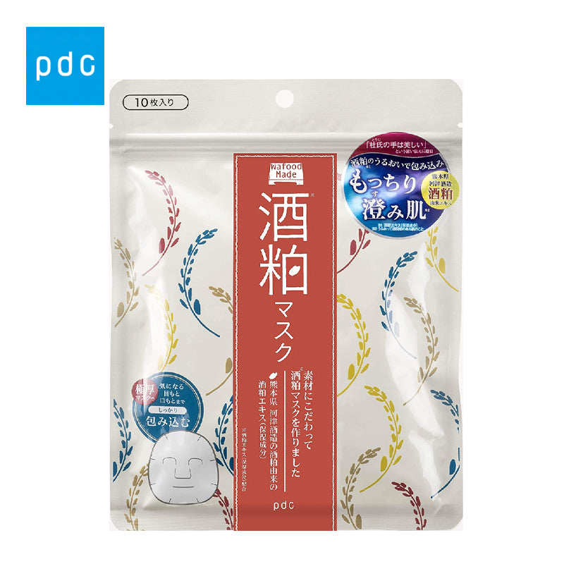 pdc ワフードメイド 酒粕マスク 10枚入 4961989409115