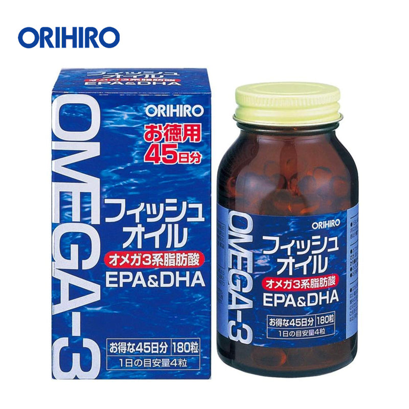オリヒロ フィッシュオイル 180粒 立喜乐鱼油 4971493105779