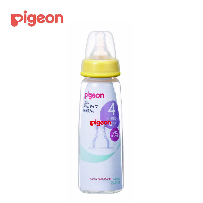 ピジョン スリムタイプ 哺乳びん プラスチック製 240mL 4ヶ月頃~ 4902508003650