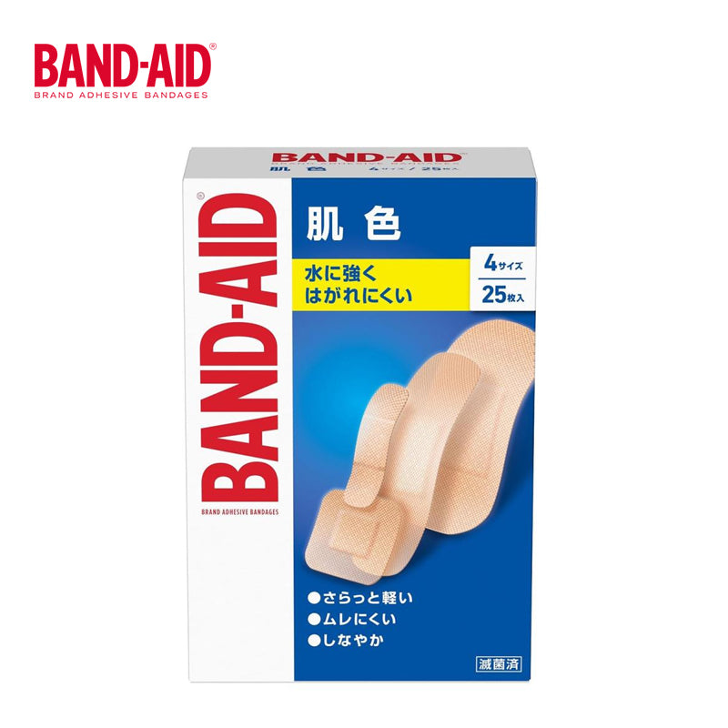 バンドエイド 肌色 4サイズ 25枚入 4901730230209