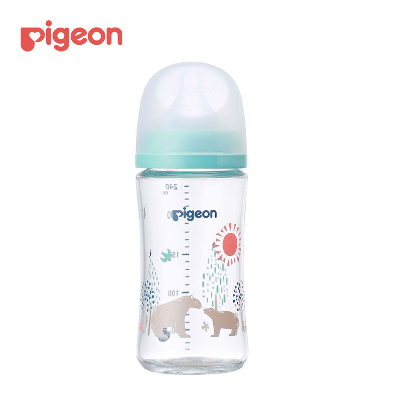ピジョン 母乳実感哺乳びん 耐熱ガラス Bear 240mL 4902508024754