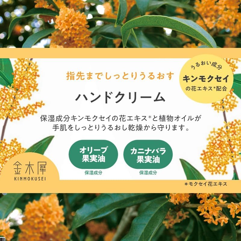ゆるりと金木犀 ハンドクリーム 40mL 甘くやわらかな キンモクセイ の香り 桂花护手霜 4517161169423