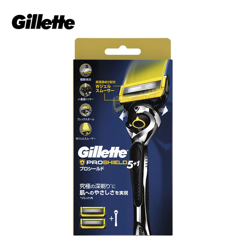 P&Gジャパン ジレット プロシールド マニュアル ホルダー 替刃2個付  4987176032799