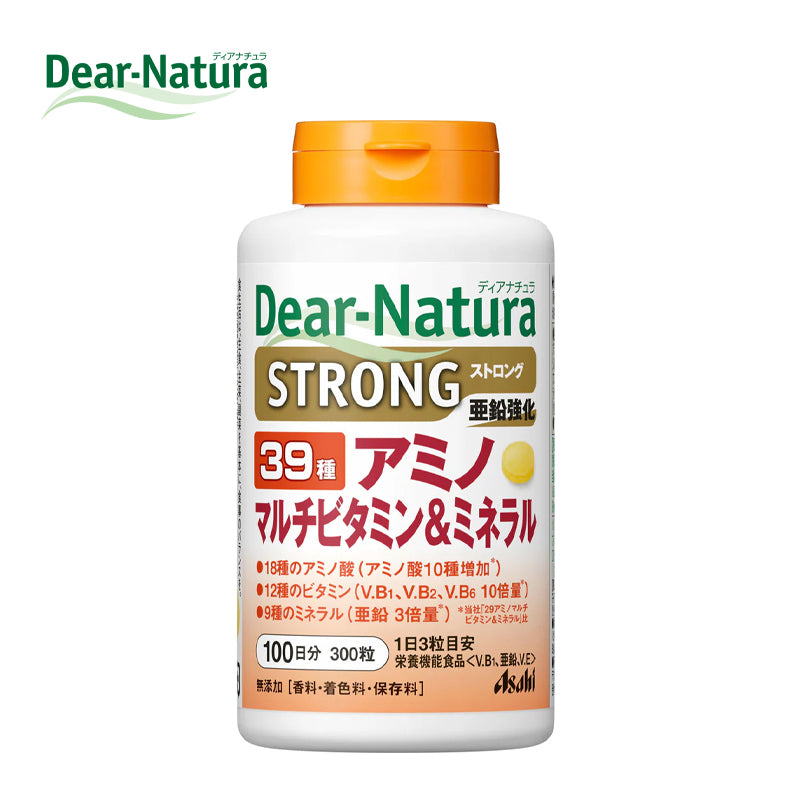 アサヒグループ食品株式会社 Dear-Natura ストロング39 アミノ マルチビタミン&ミネラル 100日分 (300粒) 4946842637232