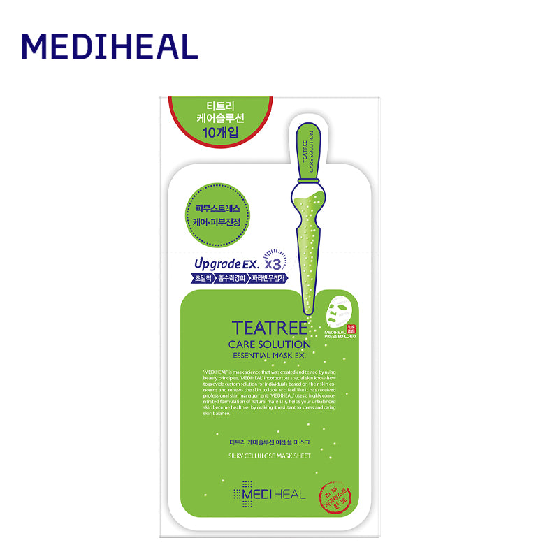 メディヒール ティーツリーケアソリューションマスクEX 10枚入 8809470122296