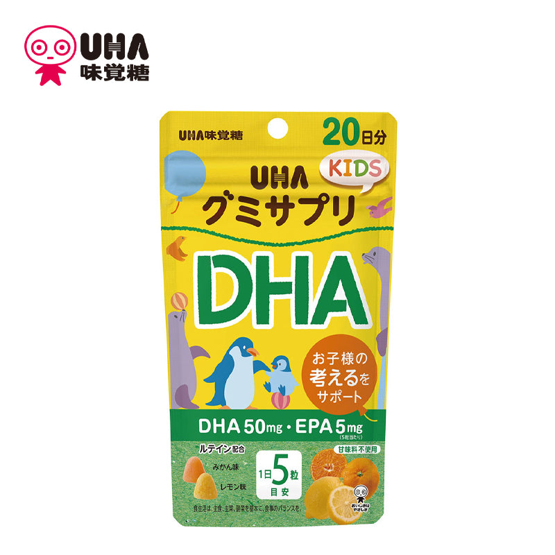 ＵＨＡ味覚糖 グミサプリ ＫＩＤＳ ＤＨＡ ２０日分 １００粒 4902750696846