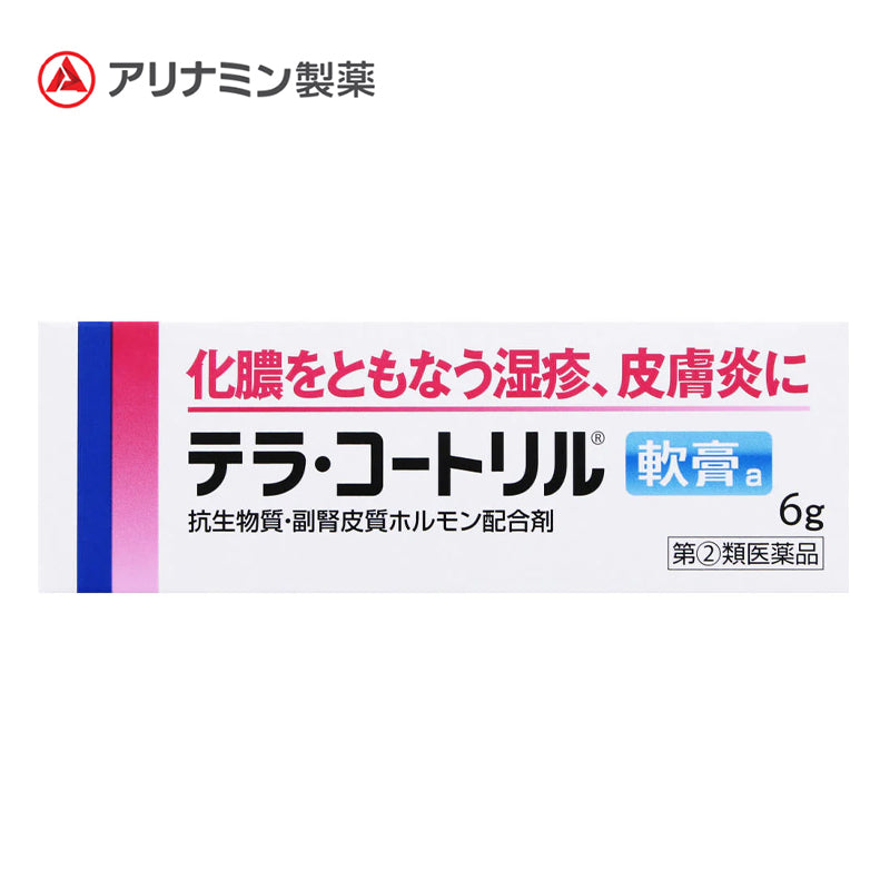 【指定第2類医薬品】アリナミン製薬  テラ・コートリル軟膏ａ 6g   4987123701686