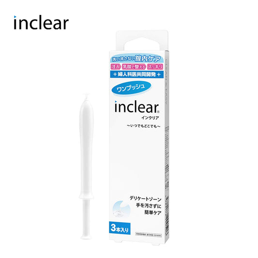 inclear 膣洗浄器 インクリア 3本入  4582178200506