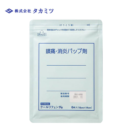 【第3類医薬品】タカミツ クールリフェンダａ 6枚  4987487102723