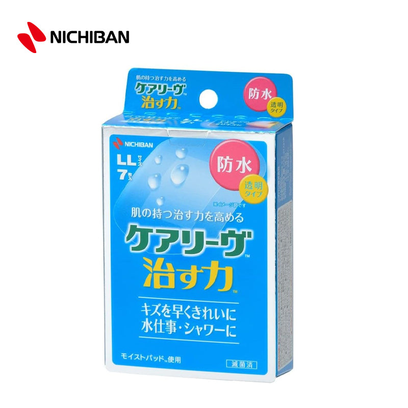 ニチバン ケアリーヴ 治す力 防水タイプ LLサイズ 透明 7枚入 4987167075040